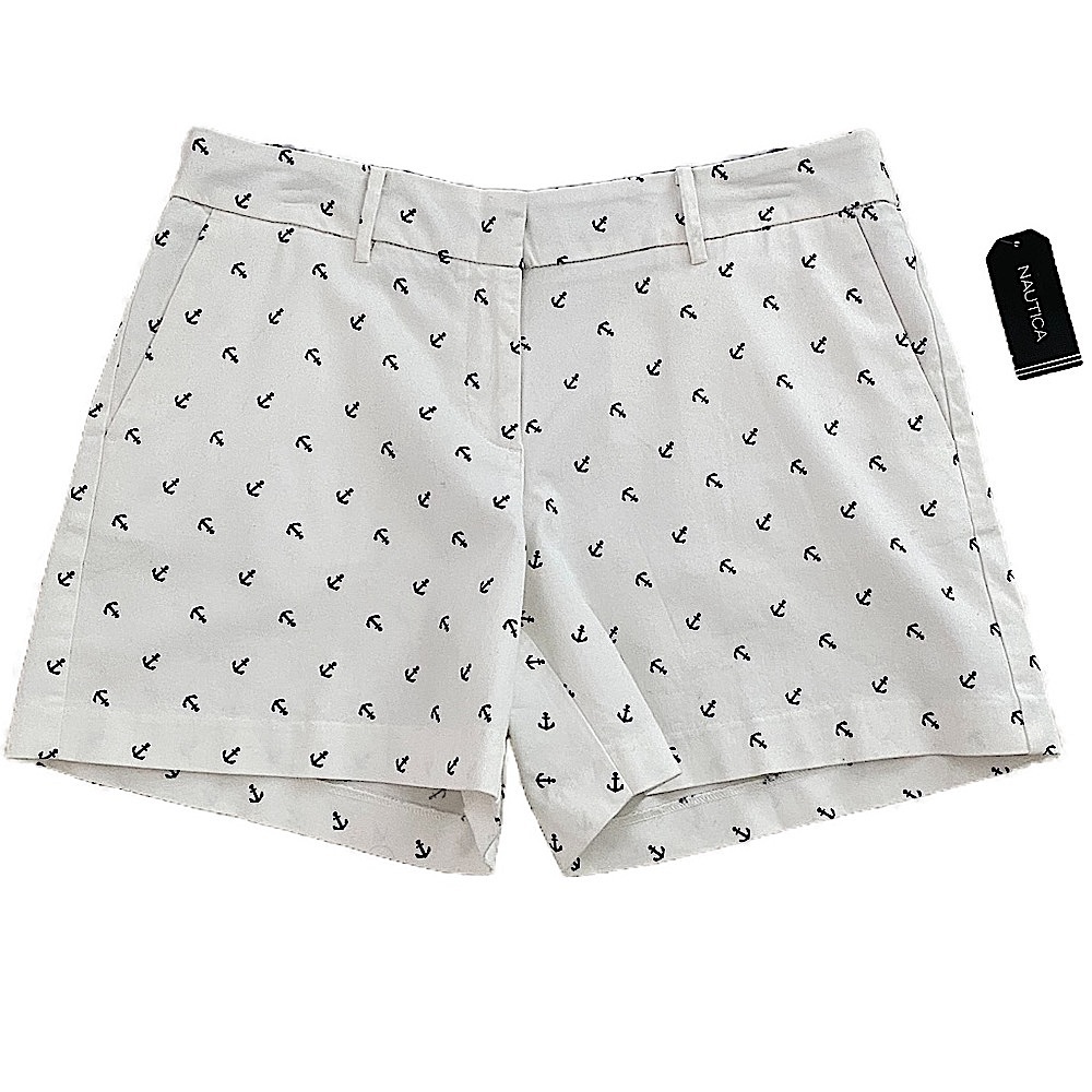NEW! NAUTICA anchor print shorts